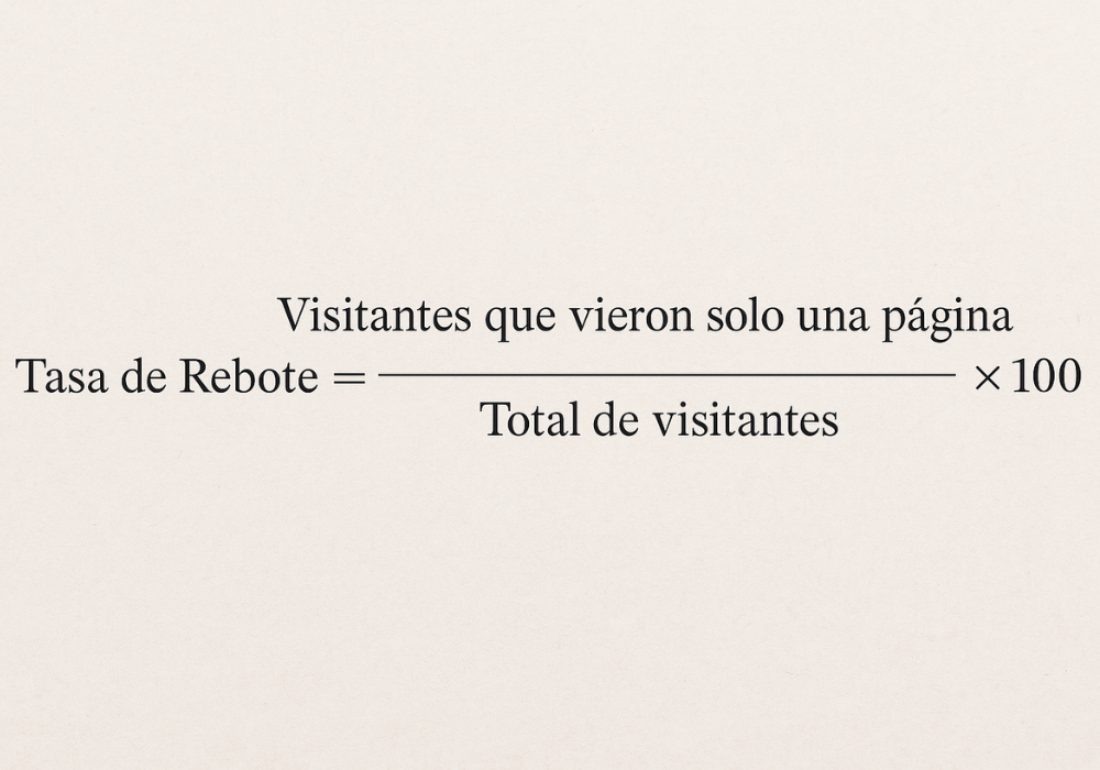 tasa de rebote
